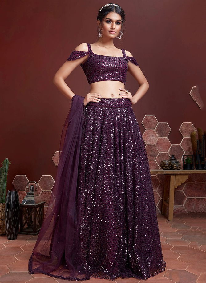 Mandakini  Party Wear Chinon Silk Wholesale Lehenga Choli Collection